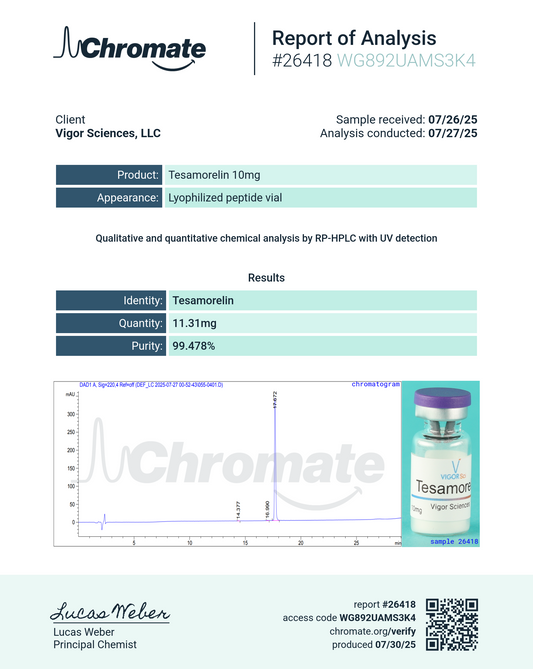 Tesamorelin 99% Pure