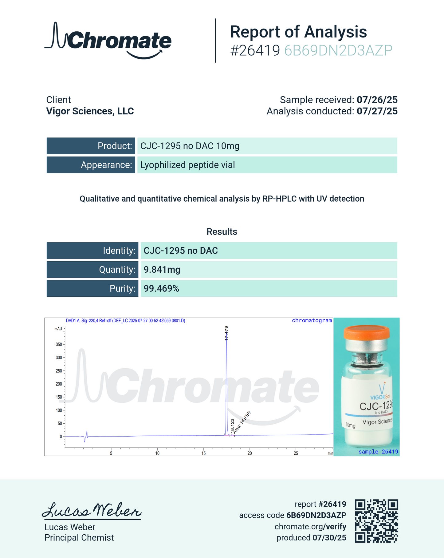 CJC-1295 (no DAC) (10mg)