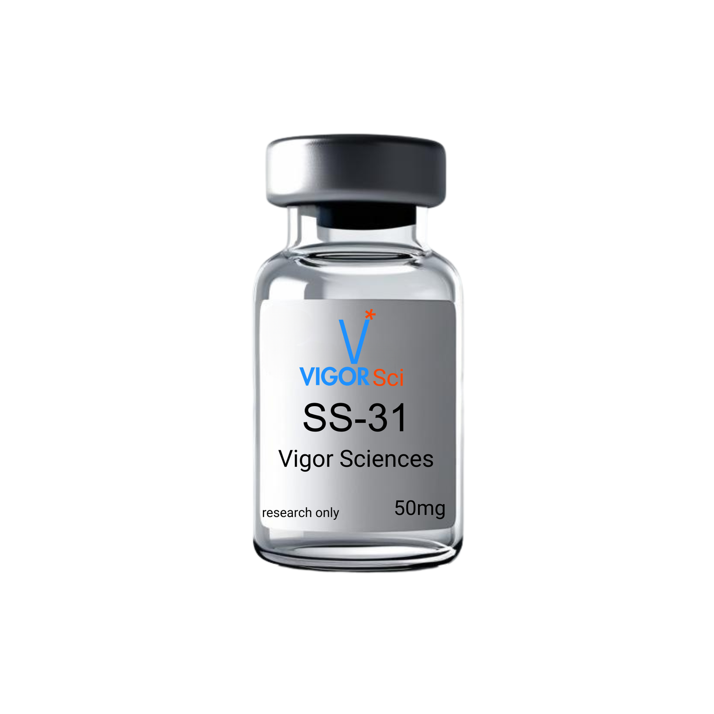 SS-31 (also known as elamipretide, MTP-131, or Bendavia) is a synthetic tetrapeptide (D-Arg-2',6'-dimethylTyr-Lys-Phe-NH2) designed to target and protect mitochondria. Its primary mechanism is to bind to cardiolipin, a lipid specific to the inner mitochondrial membrane, stabilizing it and enhancing mitochondrial function.
Key Benefits and Actions, per research related studies:
Mitochondrial Protection: Prevents oxidative damage and reduces mitochondrial permeability.
Enhanced ATP Production: Impro