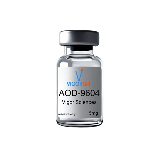 AOD‑9604 is a synthetic peptide derived from the C‑terminal (amino acids 176–191) fragment of human growth hormone (HGH). It was engineered to mimic HGH’s fat‑burning (lipolytic) effects without the typical growth‑promoting or blood‑sugar–raising side effects.

AOD-9604 is a modified version of HGH residues 176–191, with a tyrosine added to the N‑terminus and is known as “Anti‑Obesity Drug‑9604” and considered an orally bioactive, lipolytic HGH fragment. Faster healing of muscles, tendons, and ligaments
