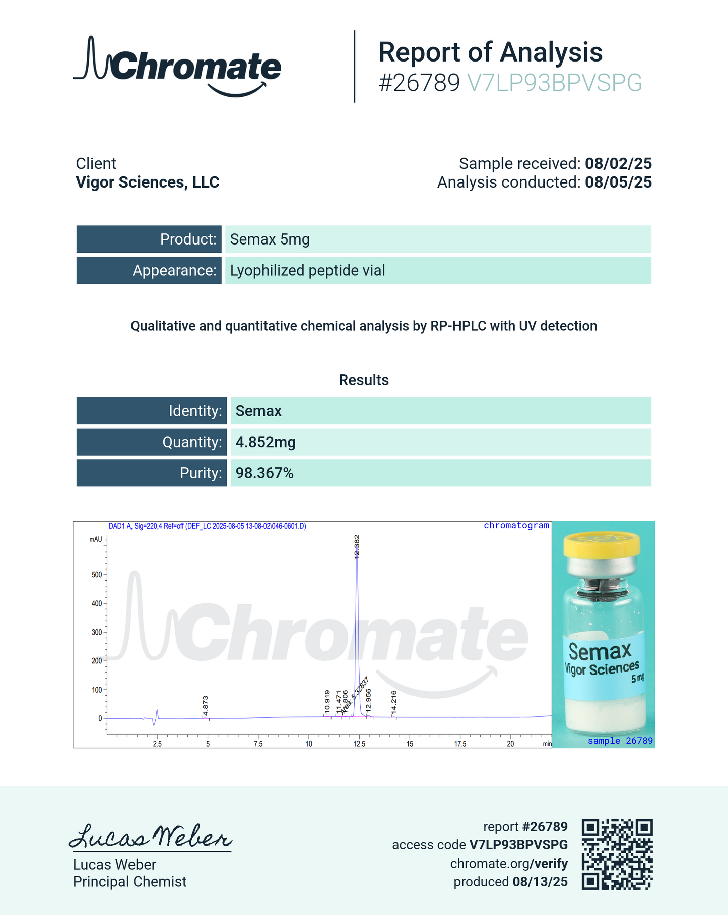 Semax (5mg)